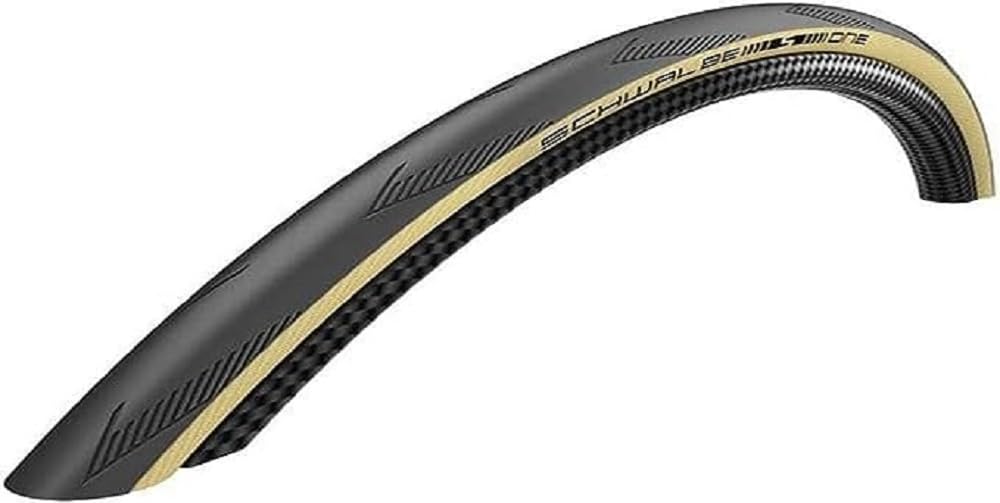 

Genuine Schwalbe One Tubeless Easy Type Road Tire, 700x25C Classic