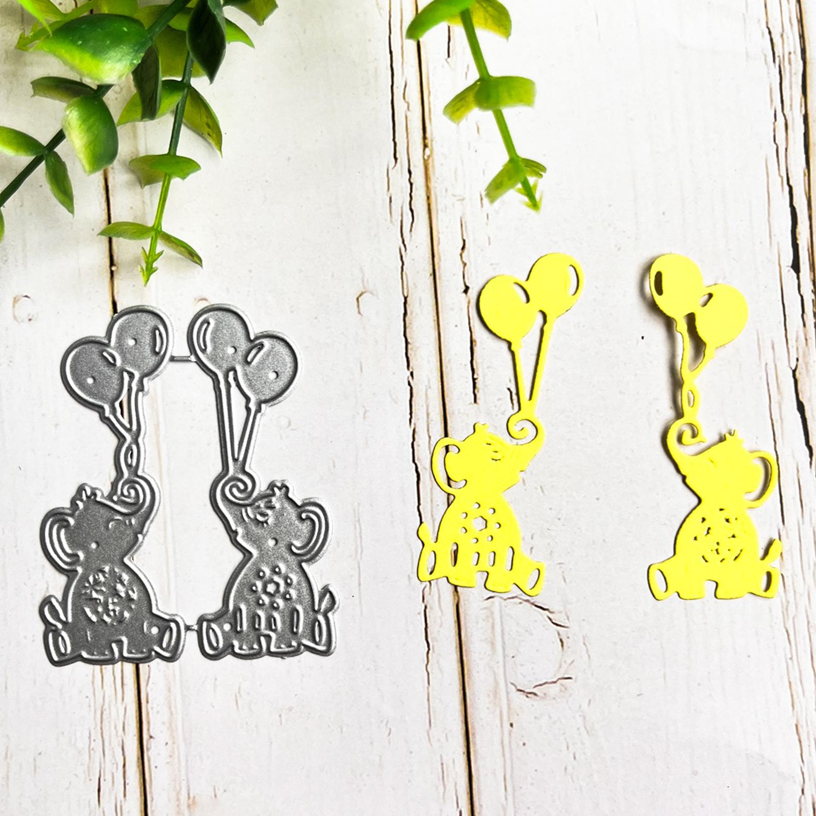 Fustella In Acciaio Al Carbonio A Forma Di Elefante – 5,6 X 5,4 Cm Per Scrapbooking E Fai Da Te - 3