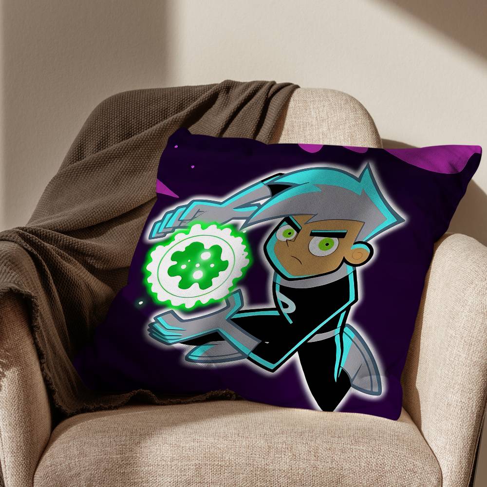 Housse de coussin Super Incroyable Danny Phantom pour canapé de salon housse de coussin de chambre à coucher housse de coussin de lit décoration de maison