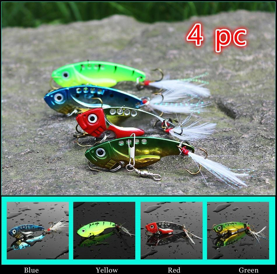 

4 шт./лот, металлическая приманка, рыболовная приманка, ложка, приманка, 3G, рыболовная приманка, 4 цвета, розничная рыболовная снасть разноцветный