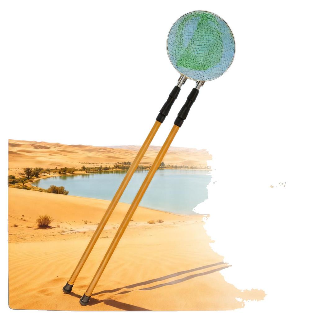Adjustable Insulated Ultra-Hard Fiberglass Telescopic Landing Net