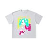 260 GSM Double Yarn 32 Count 100% Cotton Cyberpunk Edgerunners V5 Rebecca Print Unisex Heavy Cotton T Shirt