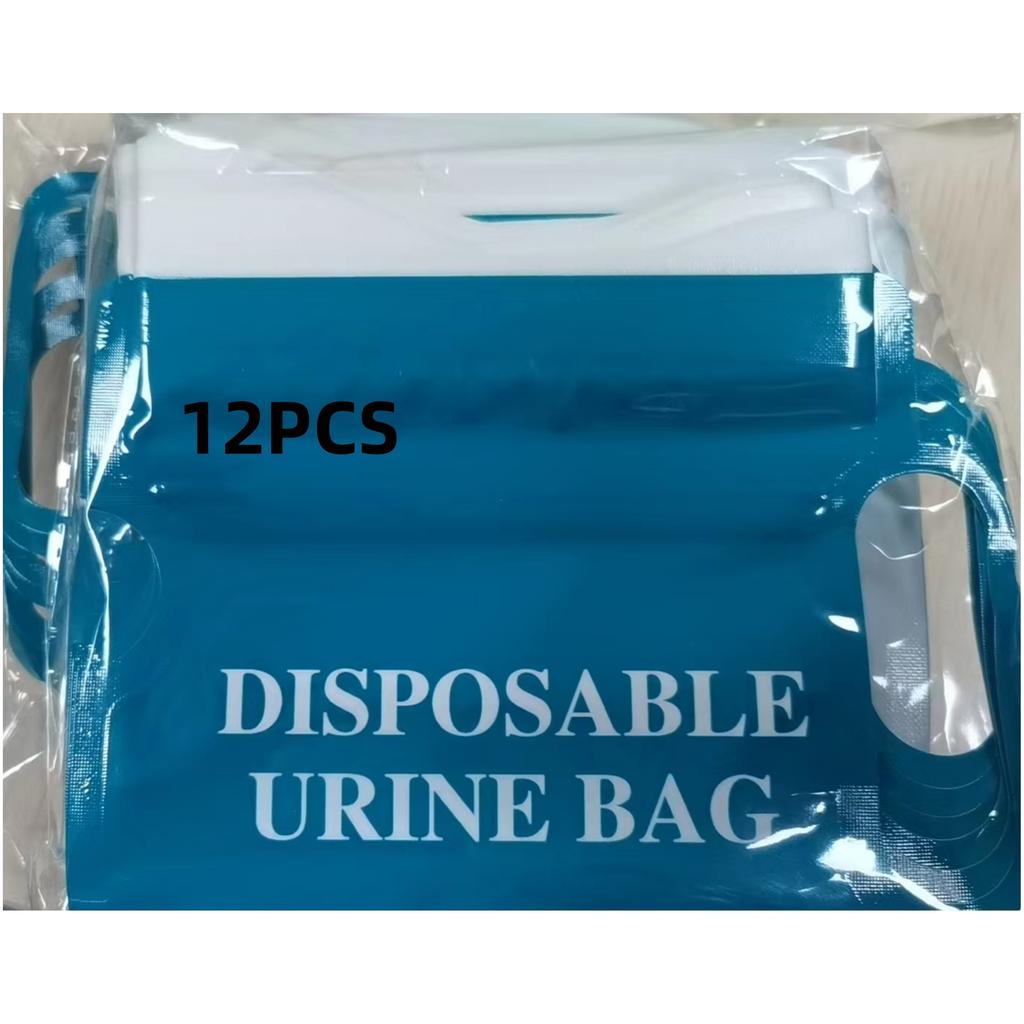 8/12/24 Stück Einweg-Urinbeutel für Erwachsene, Wirtschaftlich und Tragbar, Reise-Notfall-Urinbeutel, 750ml Tragbarer Outdoor-Einweg-Notfall-Urinbeutel für Herren