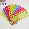 Sewing Craft Tools 5Pcs 20-Hole Embroidery Floss Organizer, Plastic Thread Winding Board, Cross Holder Stitch Plate, Bobbin for Crafts Accessories