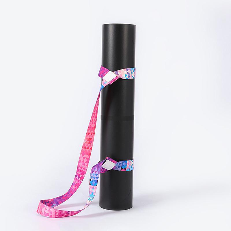 Yoga Mat Strap Belt Adjustable Sports Sling Shoulder Carry Strap Belt Exercise Stretch Fitness Equiment Elastic Yoga Belt