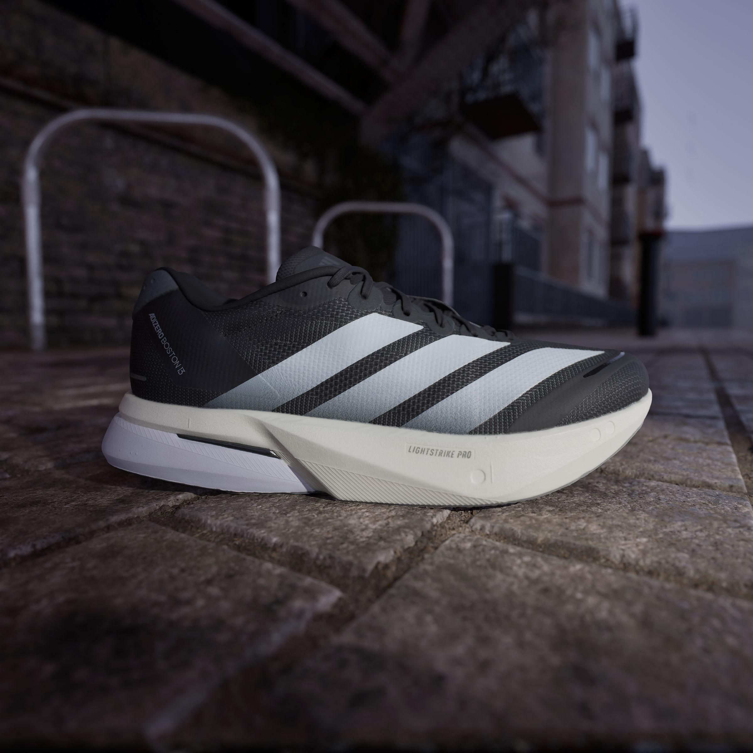 adidas Adizero Boston 13 Core Black Cloud White Grey Five 40.5
