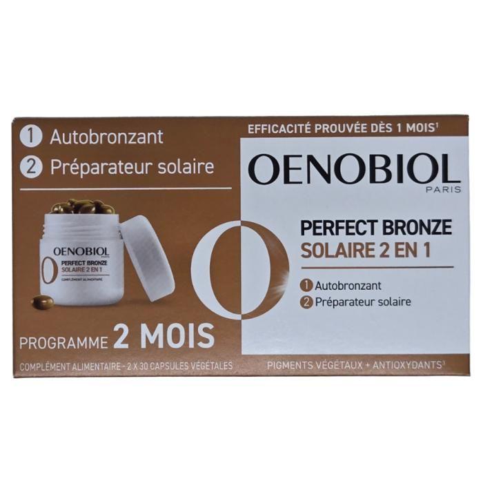 Oenobiol Perfect Bronze Solaire 2en1 lot de 2x30 capsules