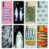 Phone Case For Samsung Galaxy S25 Edge S24 Plus S23 FE S22 S21 S20 Ultra 5G S10 Soft Clear Cover Sardines Canned