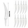 10 Pieces Realistic Pumpkin Teeth for Costume Parties and Jokes Halloween Themed Accessories Creative Party Accessory