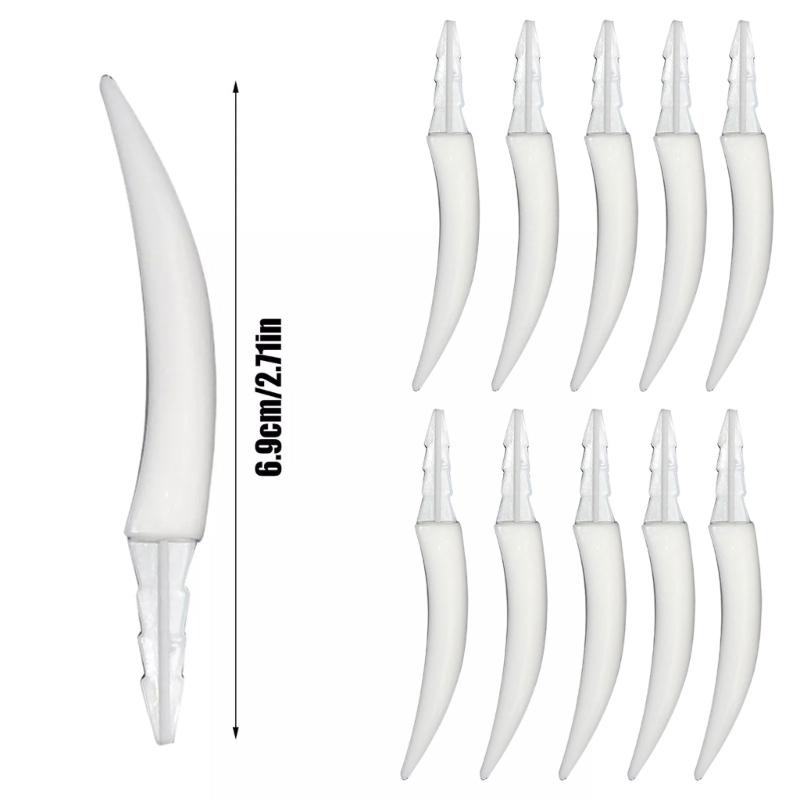 10 Pieces Realistic Pumpkin Teeth for Costume Parties and Jokes Halloween Themed Accessories Creative Party Accessory