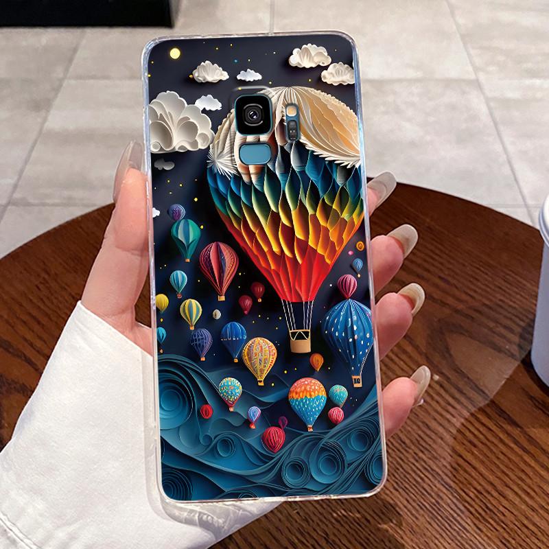 Casing For Samsung Galaxy S9 Case Samsung S9 Plus S9+ Back Cover Aesthetic Fashion Cute Cat Soft Silicone Transparent Phone Case