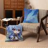 Anime Ganyu Game   Decorative Pillowcase Square Pillowcase Home Office Decorative Cushion Cover