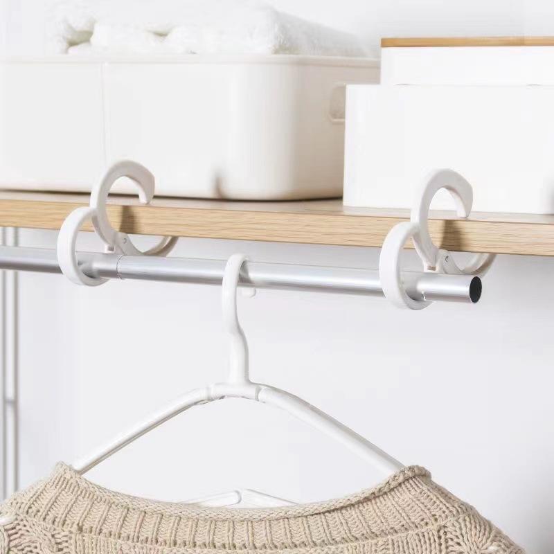 5PCS Firm Hook Multi-purpose S-Shaped Hooks Hanging Clothes Windproof Plastic Dormitory Hanging Bag Towel Key Kitchen Bedroom