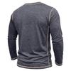 Men's Retro Long Sleeve T-Shirt Casual Soft Basic Tee for Daily Streetwear Outdoor Breathable Spring Autumn Tops