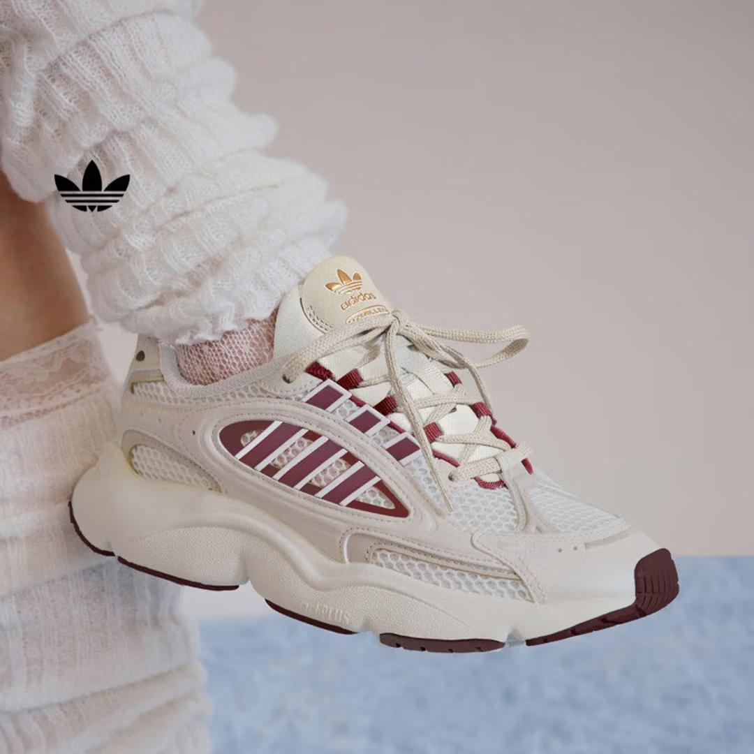 Adidas OZMILLEN Classic Lightweight Versatile Sport Shoes - Adidas Clover KJ6987 35.5 слоновая кость