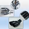 MIMIA Muffler Cutter, 2-Pipe, Universal, for Cars, Muffler, Tail Pipe, Dress Up, Stainless Steel (Silver)