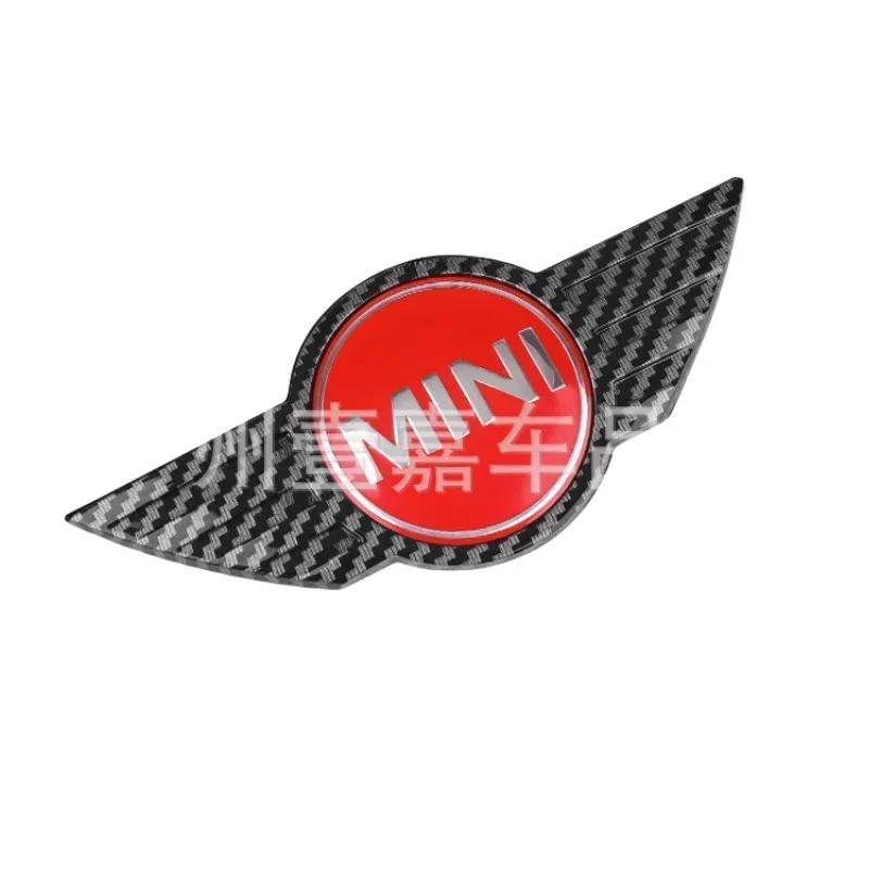 3D ABS Auto Styling Motorkap Embleem Sticker Refit Vervanging voor BMW Mini Cooper Logo R55 R56 R60 R61 Voorhoofd Hoofd Accessoires