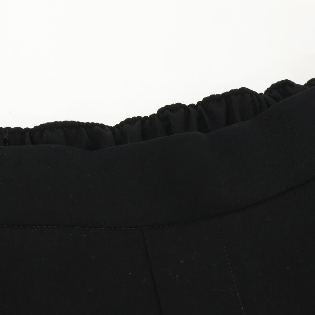 ENFOLD Black 300BA631-1610 2-Tuck Tapered Long Pants Bottoms 36 blackUsed