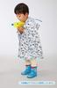 Skater Rain for Suitable for Heights Poncho, Kids' Raincoat, Plarail, Boys, 80-100cm (RAPO2-A)