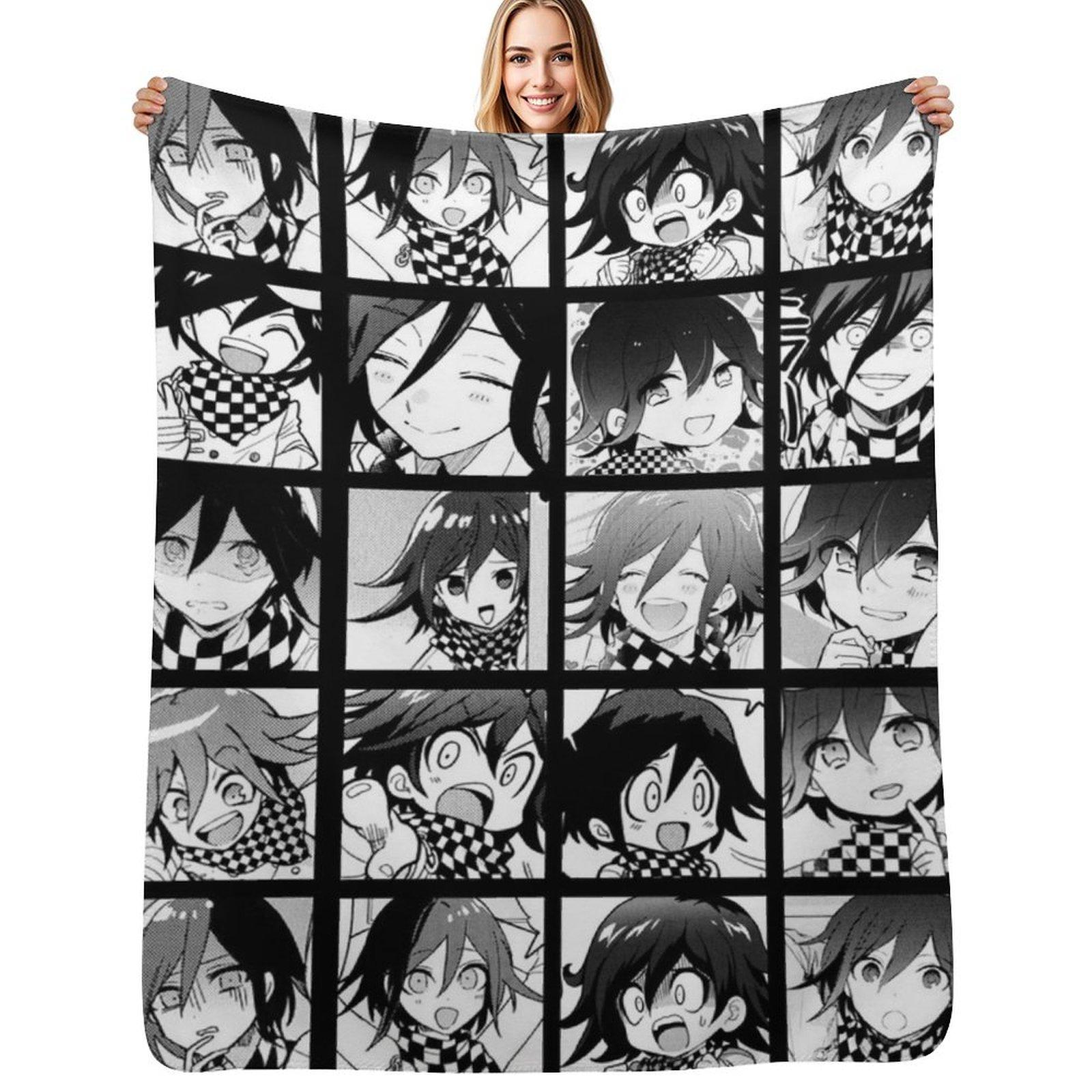 

Kokichi Manga Collection Throw Blanket Multi Purpose Soft Warm Blanket for Home Travel 102x76cm(40x30in)