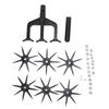 Garden Soil Scarifier Wear Resistant 2 In 1 Ventilated Scarifier Rotary Tiller for Garden