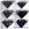 Deep Blue Series: 12-Color Seed Bead & Sequin Set for DIY Clothing Accessories