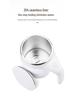 Automatic Electric Stirring Mug: Stainless Steel, Magnetic Rotation, Rechargeable for Coffee & Soy Milk