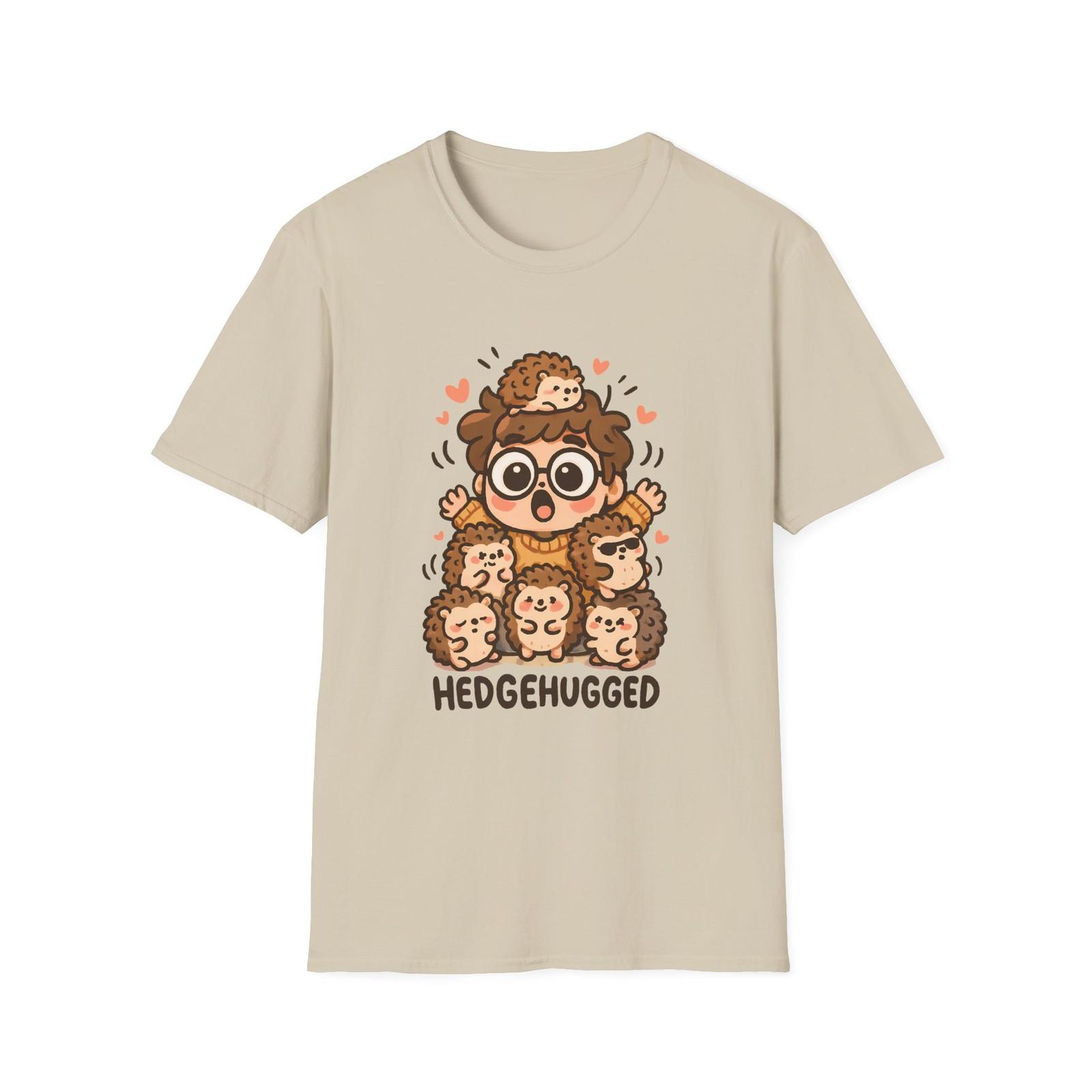 Unisex Softstyle T-Shirt Mens Womens Tees Top Plush Hedgehogs Surprise Cuddle Cozy Character Funny XL