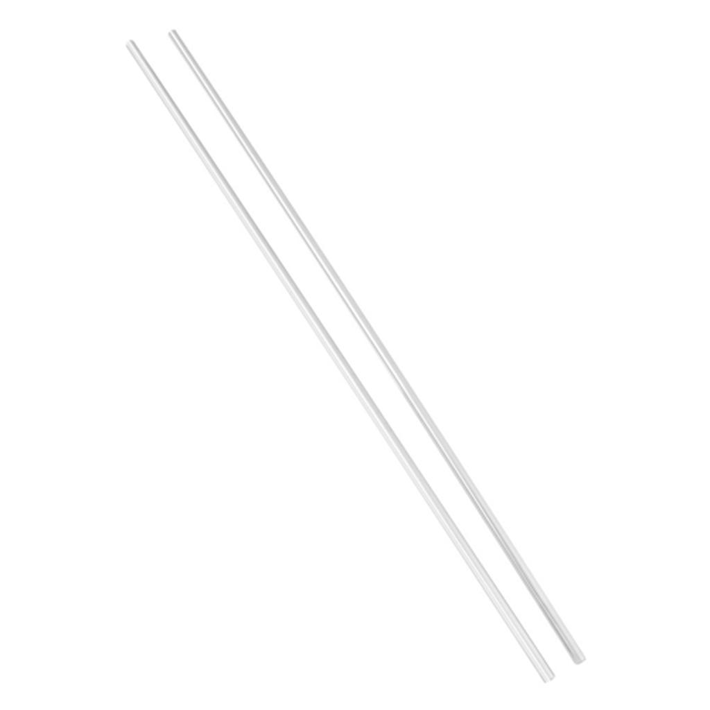 2pcs Stainless Steel Cylinder Rail Linear Shaft Straight Round Rod 8mm Diameter 600mm Length