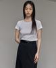 38 Come On Common Symbol Slim Rib T-Shirts (White)