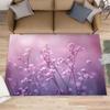 Pink Cherry Pattern Carpet Romantic Flowers Home Decor Floormat Absorbent Anti-Slip Rug for Living Room Bedroom Hallway Kitchen
