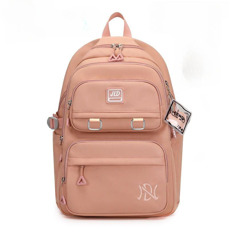 

Рюкзак для студентов большой вместимости, повседневная водонепроницаемая нейлоновая сумка на двойное плечо, модная дорожная сумка для колледжа