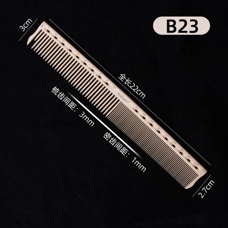 Flat-Top Hair Cutting Comb for Professional Hairdressing - Ultra-Thin Salon Barber Comb for Men s and Women s Styling