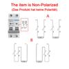 Heschen DC Miniature Circuit Breaker, HSB6C-DC, 2-Pole, DC500V 25A, for Solar Panel Controllers, 35mm DIN Rail Mounting, for PV Systems and Solar