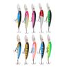 10 Stück Angelköder-Set 10 Farben Minnow Angelköder Tackle 9cm 7.5g Pro Köder für Süßwasser Lang