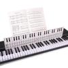 Grafico di Pratica per Pianoforte a 88 Tasti: Diagramma di posizionamento delle dita per organo elettronico a 61 tasti