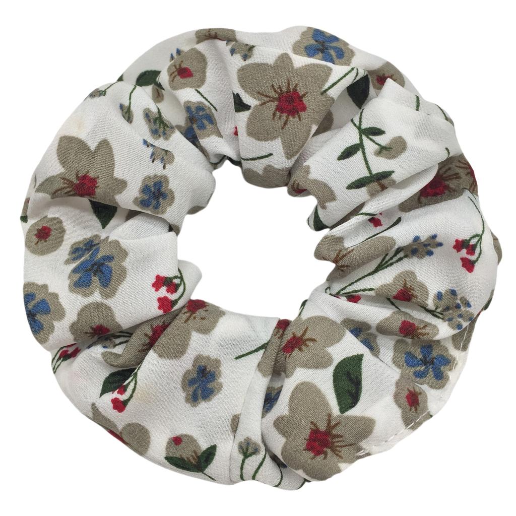 6pcs/lot Hair Scrunchies Accessories Elastic Band Holder Headwear Ties Print Ditsy Women Girls Scrunchy Cute Sweet