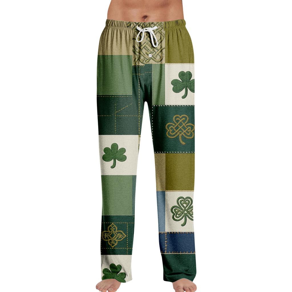 Men's St. Patrick's Day Print Home Sleep Pants