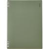 King Jim Ring Notebook Tefrene 30 Holes A4 Vertical Green CN9856TE-G