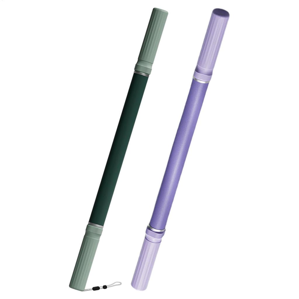 Women Yoga Stick for Stretching Relaxation Tool Roller Hunchback Corrector Open Back Standing Training Stick for Home Gym