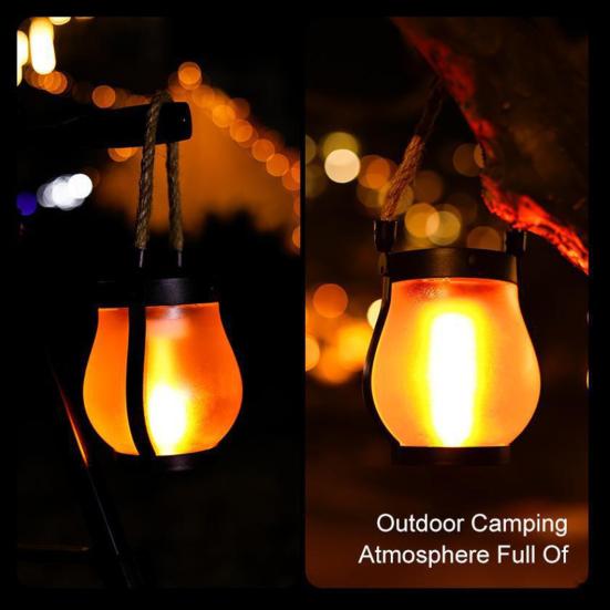 LED lampa s blikajícím plamenem Automatické zapínání/vypínání Venkovní vodotěsná lucerna pro venkovní krajinu Veranda Zahrada Patio Trávník Paluba Dekor