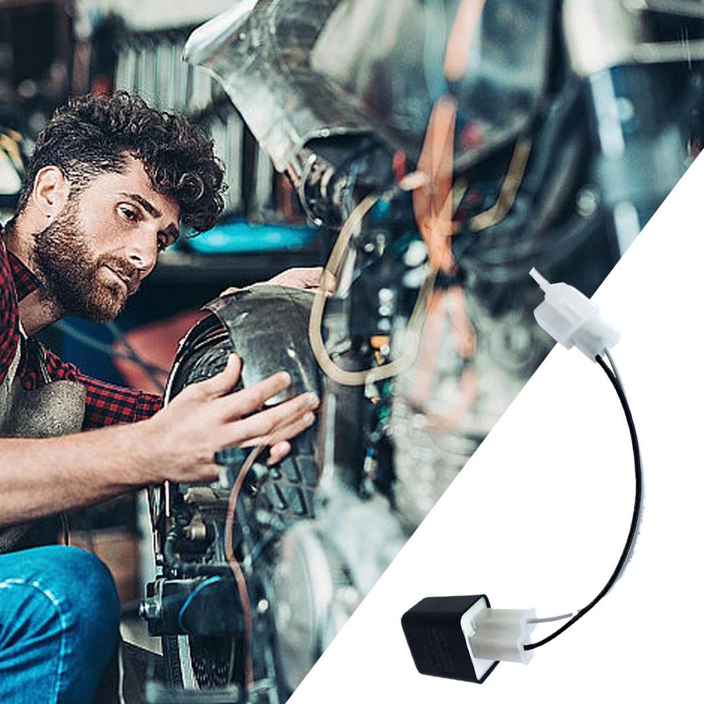 Blinkrelais, LED Blinkerrelais, LED Motorradrelais-Adapter, 12 V 2 Pins,