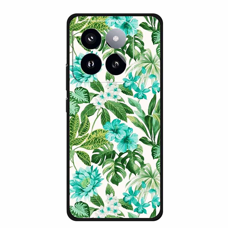 For Xiaomi 14T PRO Case Luxury Soft Silicone TPU Phone Cases Back Cover For Xiaomi14T Bumper Protective Shockproof Love fundas
