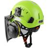 GREEN DEVIL Forestry for Chainsaw Grass Face Construction Retractable Sun Hard Impact EN397 Helmet, Work, Mowing, Guard, Helmet, Visor, Earmuffs,