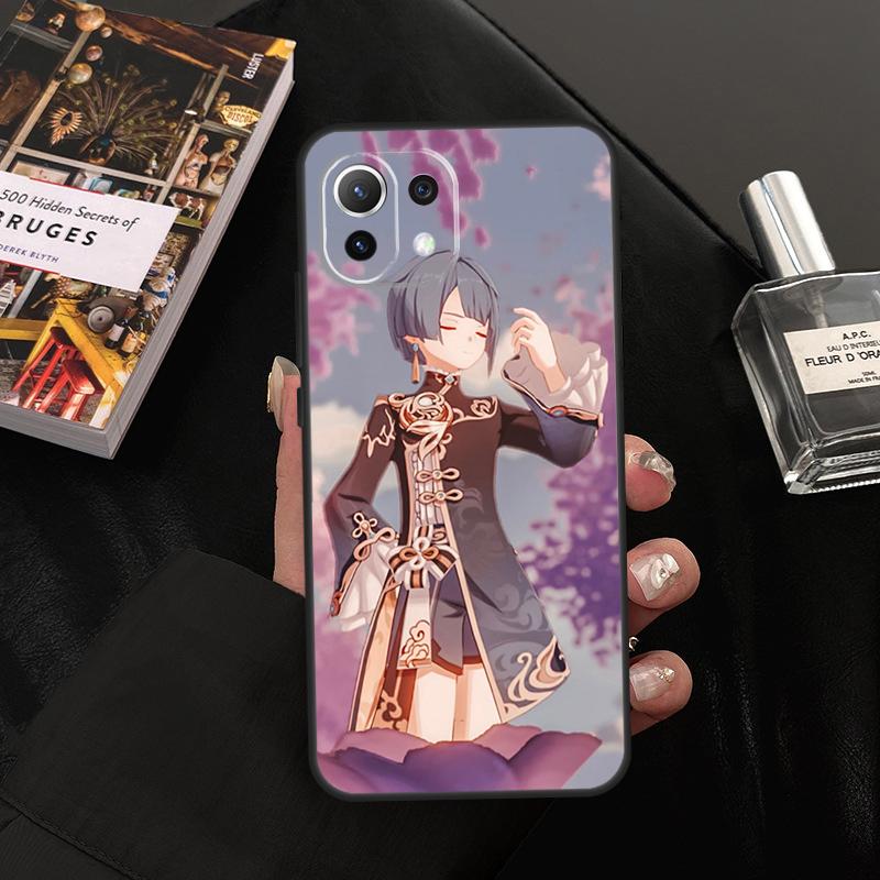 Genshin Impact Xingqiu Case For Xiaomi 14T Pro 11T 12T 13T 13 14 15 Ultra POCO X7 Pro X3 X5 X6 M6 F5 F6 Pro Cover