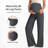 European Maternity Wide-Leg Pants: High Waist, Breathable, Belly Support, Comfortable Fit for Autumn & Winter.