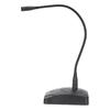 Gooseneck Condenser Microphone Desktop Omnidirectional Mic with Mute Button for Conference Network Speech Broadcast