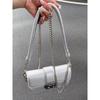 Original Niche Silver Underarm Bag Women's 2025 New Fashion Versatile Chain Bag Trendy Shoulder Messenger Bag