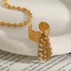 Yori High Quality Stainless Steel Metal Tassel Handmade Ring 18K PVD Plated Exclusive Design Fashion Jewelry Accessories