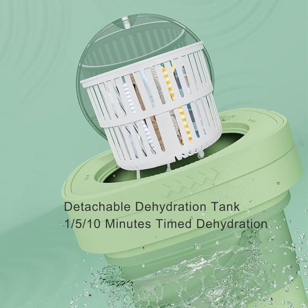 6.5L Mini Washer Powerful Decontamination Foldable Washer New Portable Washing Machine